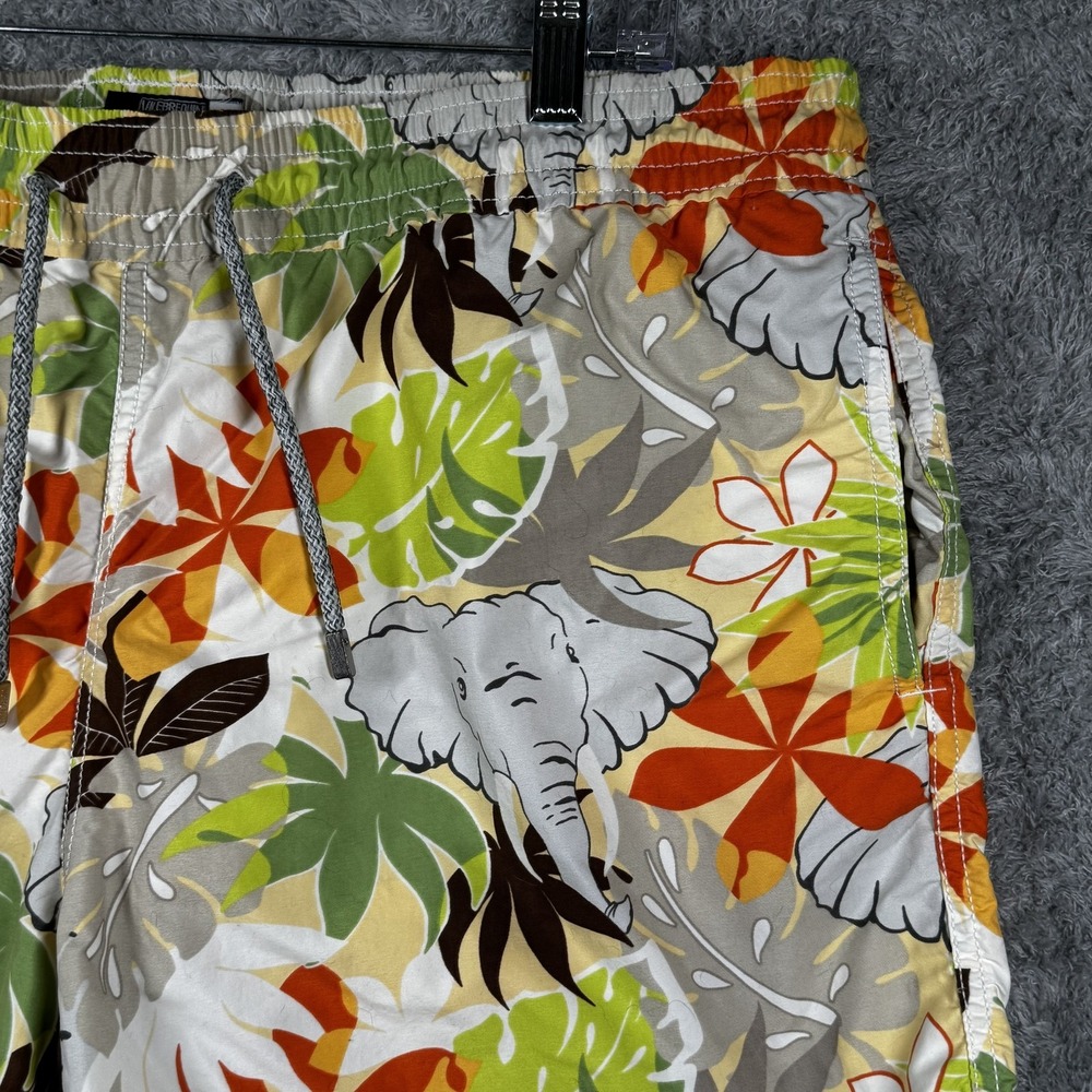 Vilebrequin Shorts Mens XL Multicolor Elephant Floral Swim Trunks Tropical - Picture 11 of 13
